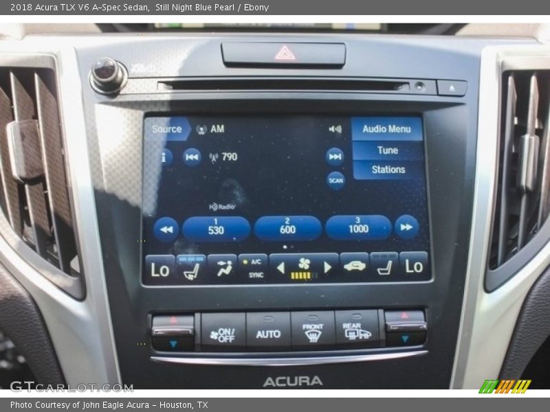 Still Night Blue Pearl / Ebony 2018 Acura TLX V6 A-Spec Sedan