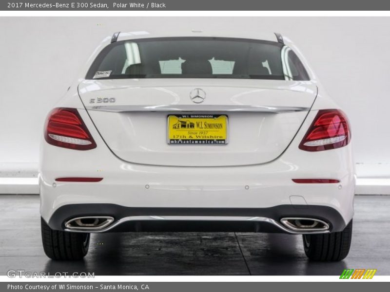 Polar White / Black 2017 Mercedes-Benz E 300 Sedan