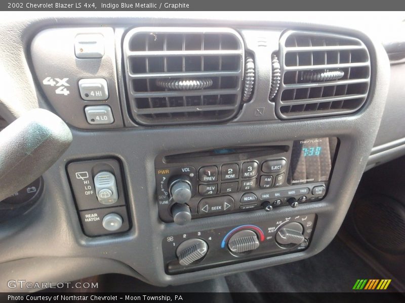 Indigo Blue Metallic / Graphite 2002 Chevrolet Blazer LS 4x4