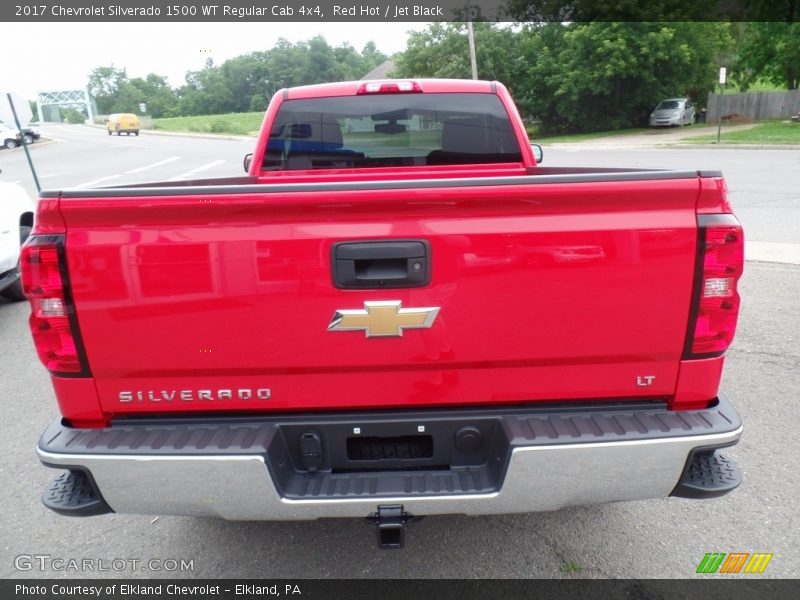 Red Hot / Jet Black 2017 Chevrolet Silverado 1500 WT Regular Cab 4x4