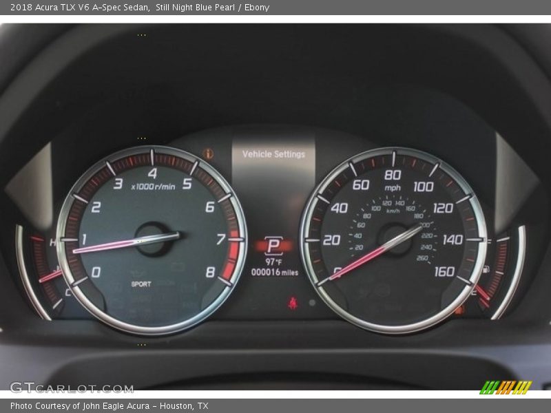 Still Night Blue Pearl / Ebony 2018 Acura TLX V6 A-Spec Sedan