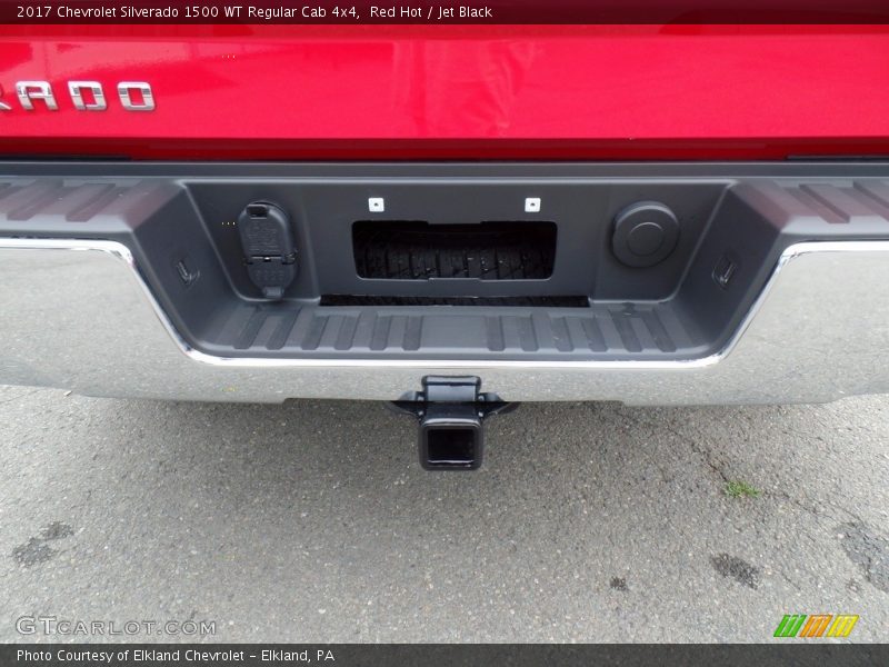 Red Hot / Jet Black 2017 Chevrolet Silverado 1500 WT Regular Cab 4x4