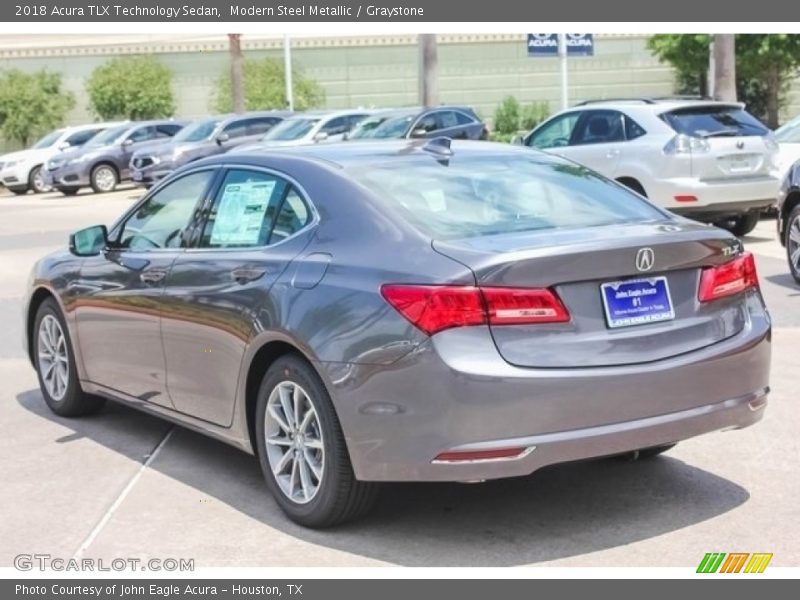 Modern Steel Metallic / Graystone 2018 Acura TLX Technology Sedan