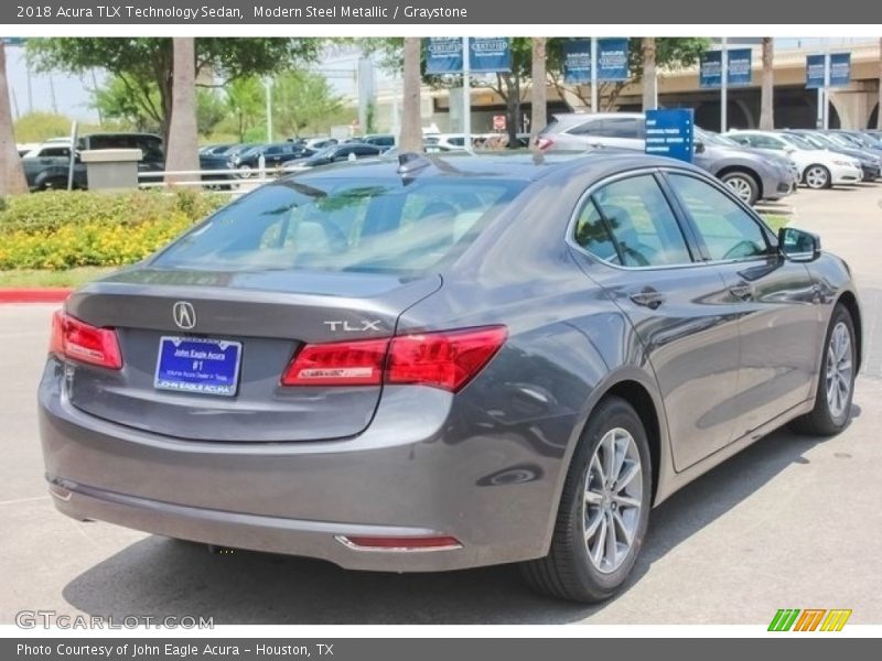 Modern Steel Metallic / Graystone 2018 Acura TLX Technology Sedan