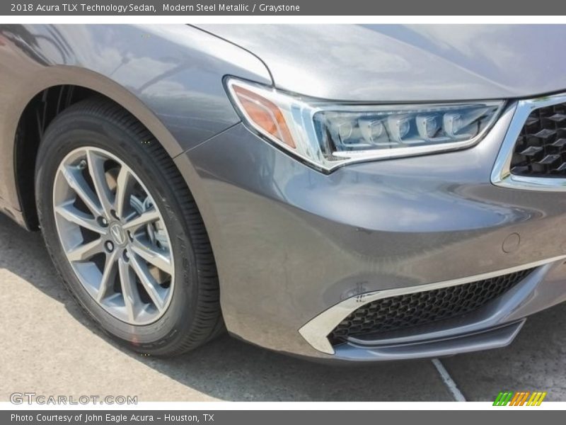 Modern Steel Metallic / Graystone 2018 Acura TLX Technology Sedan