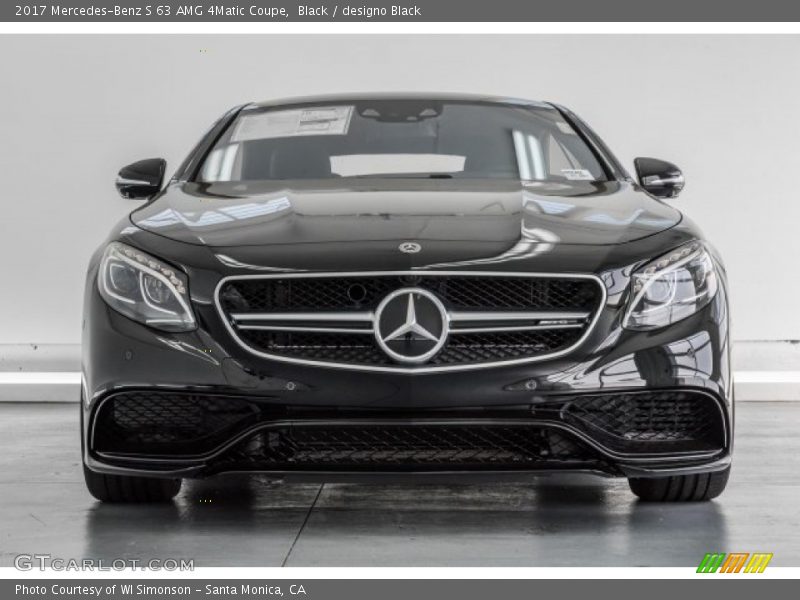 Black / designo Black 2017 Mercedes-Benz S 63 AMG 4Matic Coupe