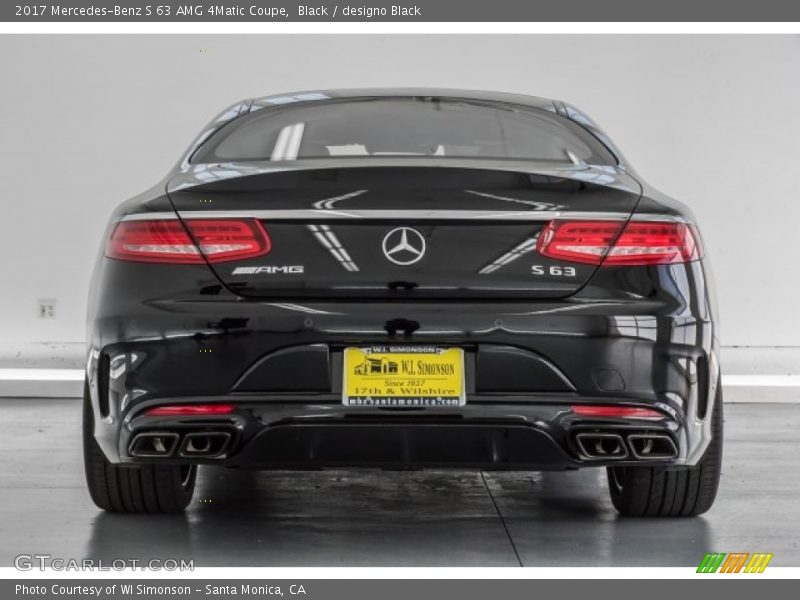 Black / designo Black 2017 Mercedes-Benz S 63 AMG 4Matic Coupe