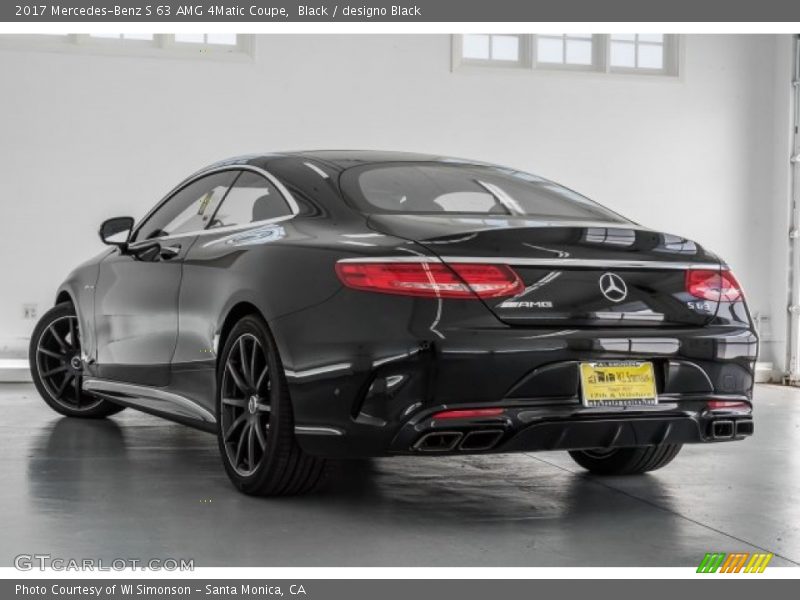 Black / designo Black 2017 Mercedes-Benz S 63 AMG 4Matic Coupe