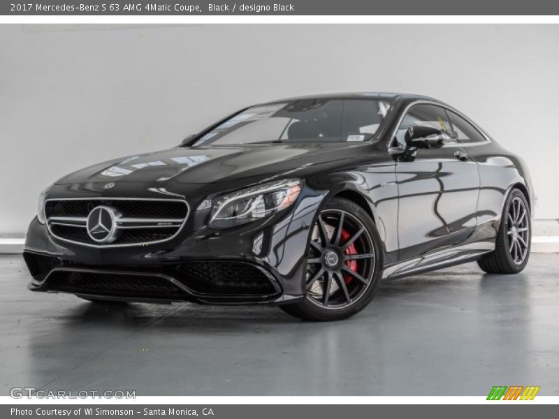 Black / designo Black 2017 Mercedes-Benz S 63 AMG 4Matic Coupe