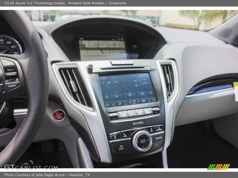 Modern Steel Metallic / Graystone 2018 Acura TLX Technology Sedan