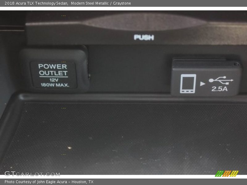 Modern Steel Metallic / Graystone 2018 Acura TLX Technology Sedan