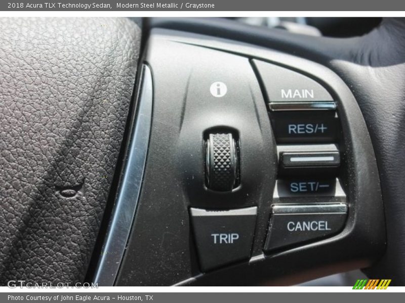 Modern Steel Metallic / Graystone 2018 Acura TLX Technology Sedan