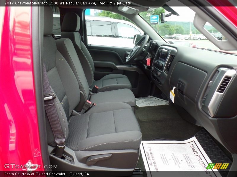 Red Hot / Jet Black 2017 Chevrolet Silverado 1500 WT Regular Cab 4x4