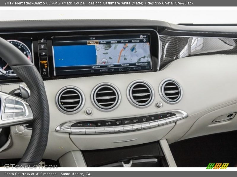 Controls of 2017 S 63 AMG 4Matic Coupe