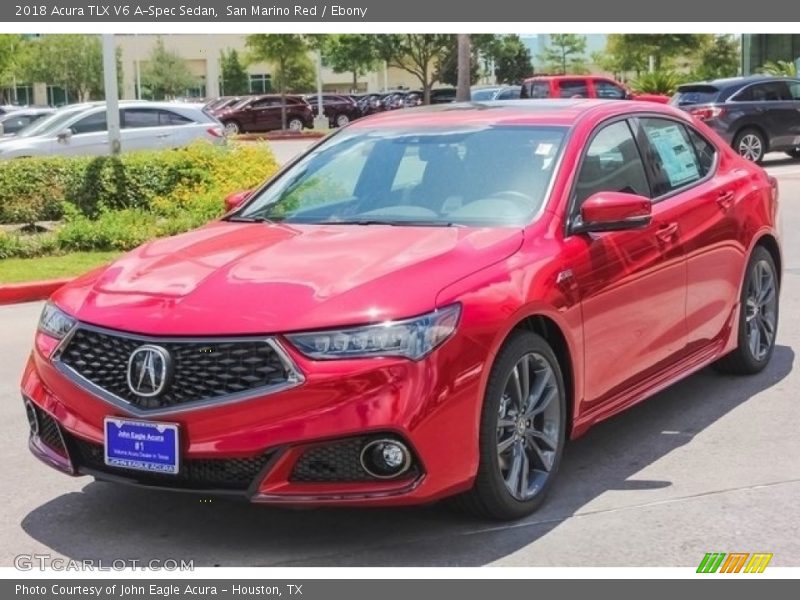 Front 3/4 View of 2018 TLX V6 A-Spec Sedan