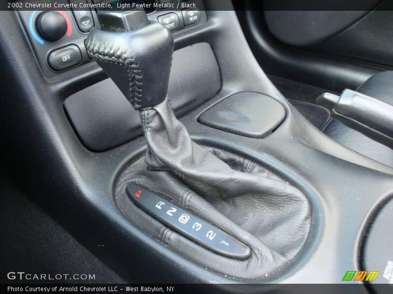 Light Pewter Metallic / Black 2002 Chevrolet Corvette Convertible
