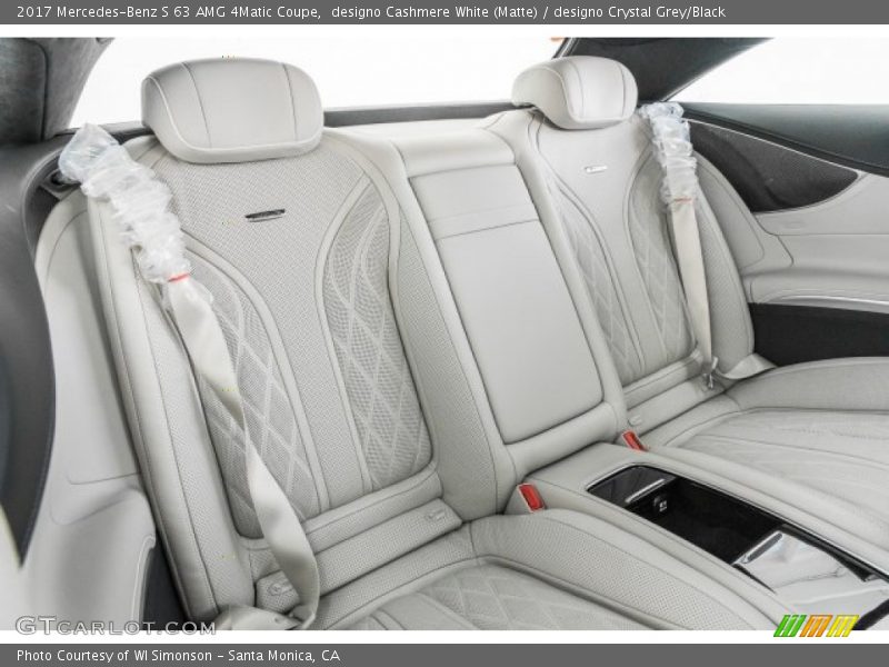 Rear Seat of 2017 S 63 AMG 4Matic Coupe