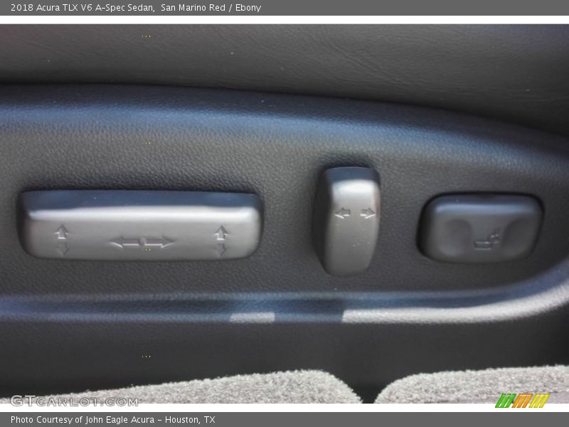 San Marino Red / Ebony 2018 Acura TLX V6 A-Spec Sedan