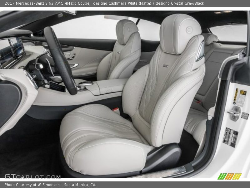Front Seat of 2017 S 63 AMG 4Matic Coupe