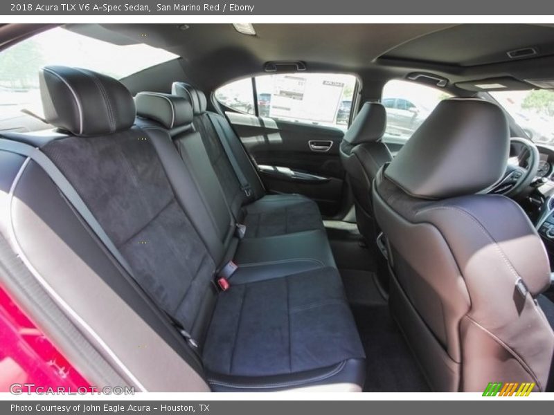 San Marino Red / Ebony 2018 Acura TLX V6 A-Spec Sedan