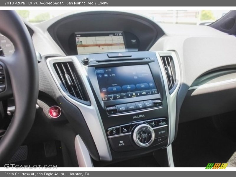 San Marino Red / Ebony 2018 Acura TLX V6 A-Spec Sedan