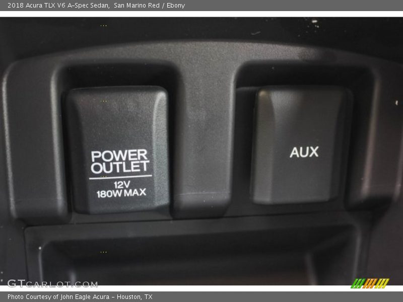 San Marino Red / Ebony 2018 Acura TLX V6 A-Spec Sedan