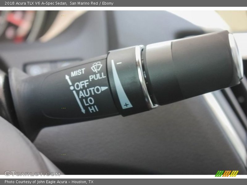 San Marino Red / Ebony 2018 Acura TLX V6 A-Spec Sedan