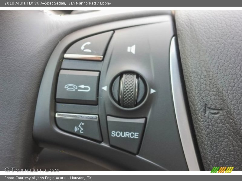 San Marino Red / Ebony 2018 Acura TLX V6 A-Spec Sedan