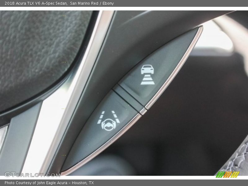 San Marino Red / Ebony 2018 Acura TLX V6 A-Spec Sedan