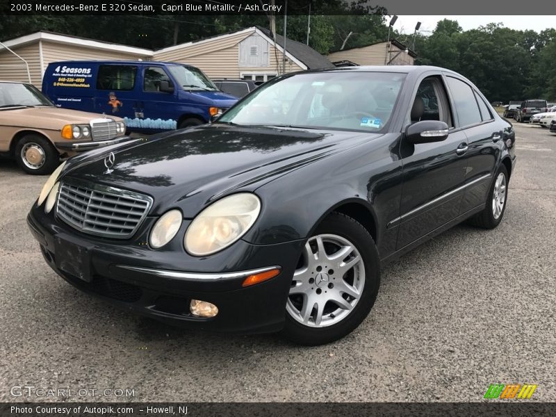 Capri Blue Metallic / Ash Grey 2003 Mercedes-Benz E 320 Sedan