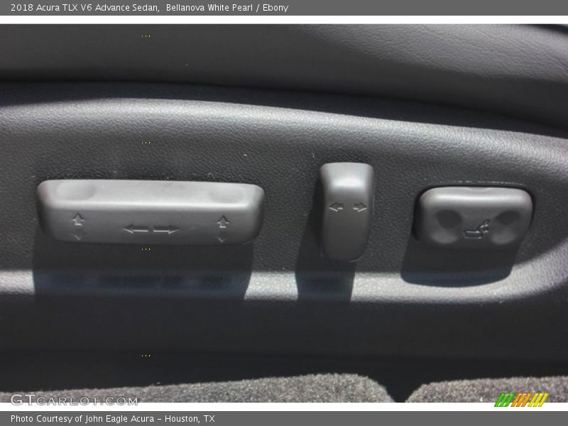 Bellanova White Pearl / Ebony 2018 Acura TLX V6 Advance Sedan