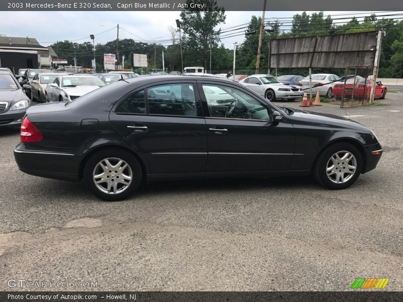 Capri Blue Metallic / Ash Grey 2003 Mercedes-Benz E 320 Sedan