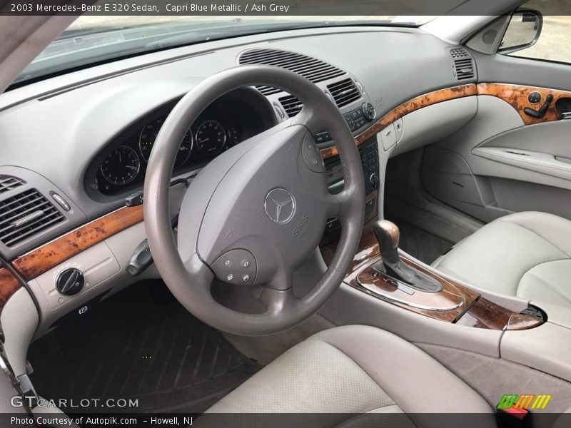 Capri Blue Metallic / Ash Grey 2003 Mercedes-Benz E 320 Sedan