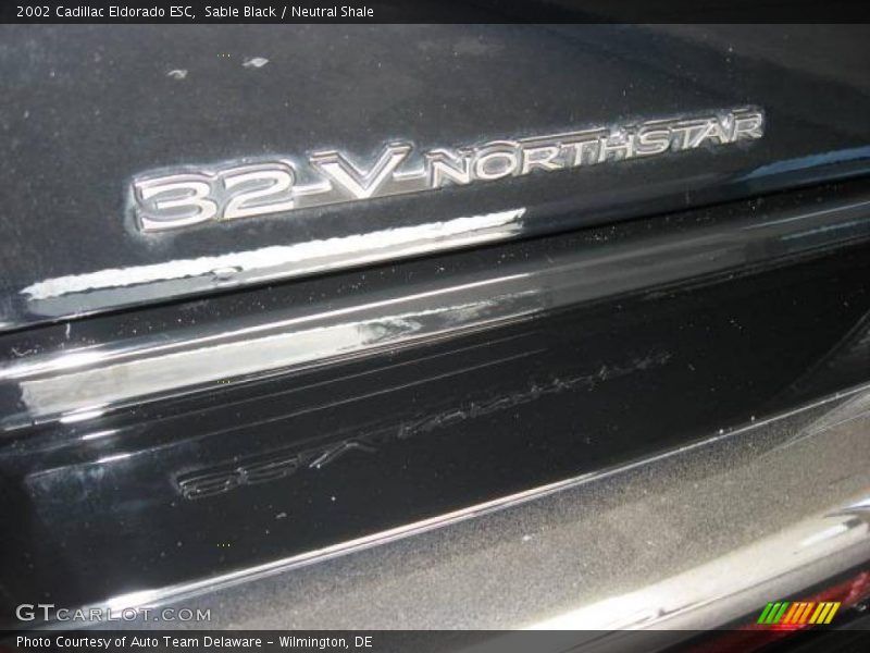 Sable Black / Neutral Shale 2002 Cadillac Eldorado ESC