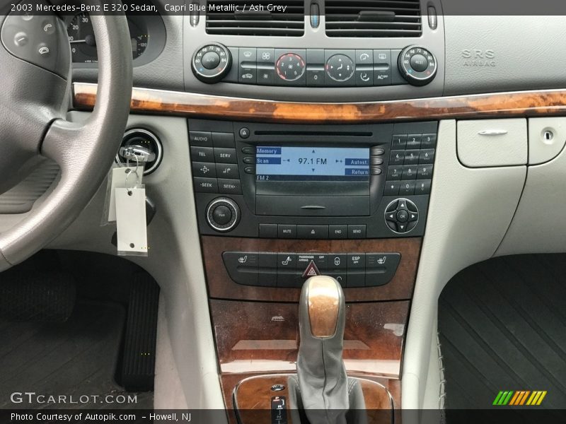 Capri Blue Metallic / Ash Grey 2003 Mercedes-Benz E 320 Sedan