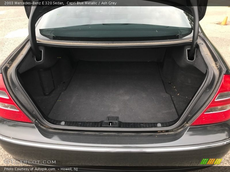 Capri Blue Metallic / Ash Grey 2003 Mercedes-Benz E 320 Sedan
