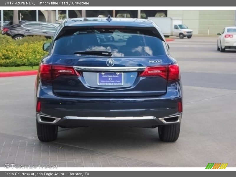 Fathom Blue Pearl / Graystone 2017 Acura MDX