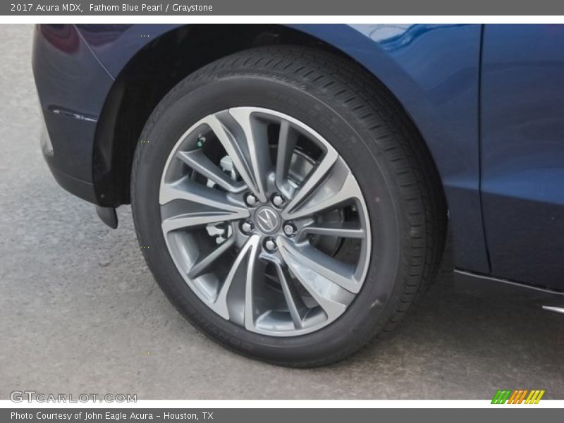 Fathom Blue Pearl / Graystone 2017 Acura MDX
