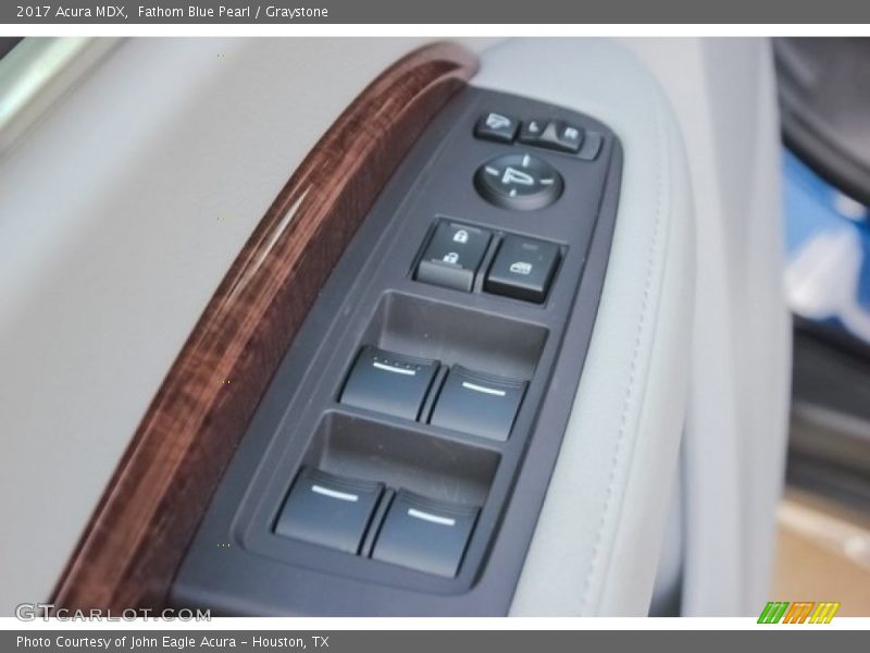 Fathom Blue Pearl / Graystone 2017 Acura MDX