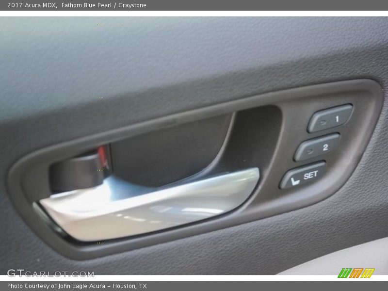 Fathom Blue Pearl / Graystone 2017 Acura MDX