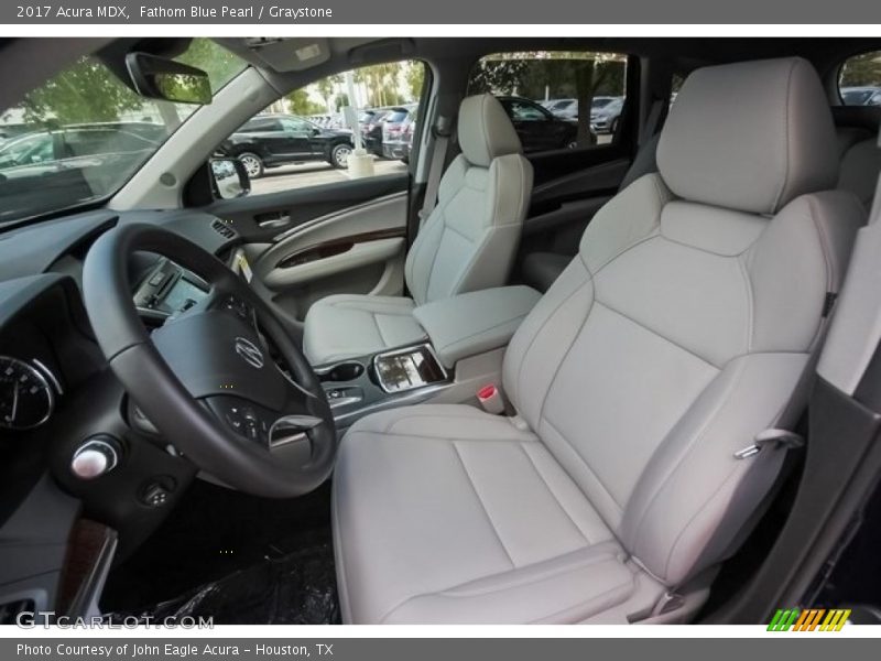 Fathom Blue Pearl / Graystone 2017 Acura MDX
