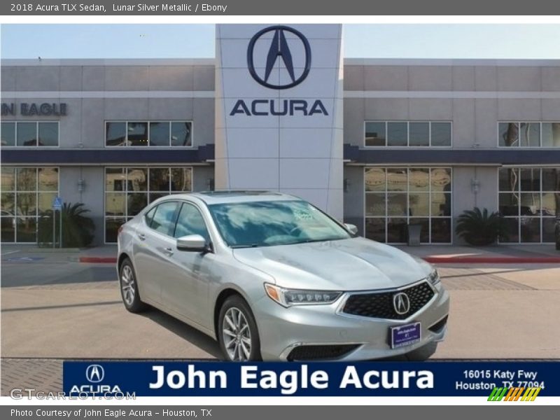 Lunar Silver Metallic / Ebony 2018 Acura TLX Sedan