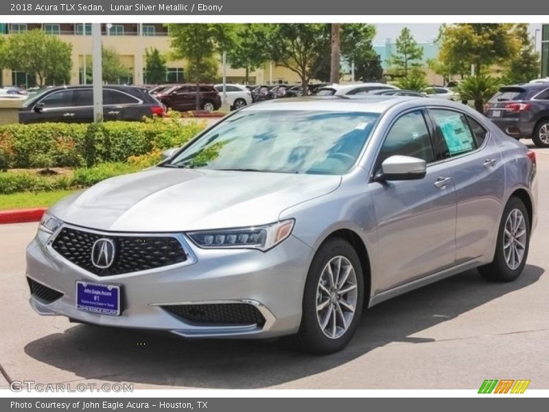 Lunar Silver Metallic / Ebony 2018 Acura TLX Sedan