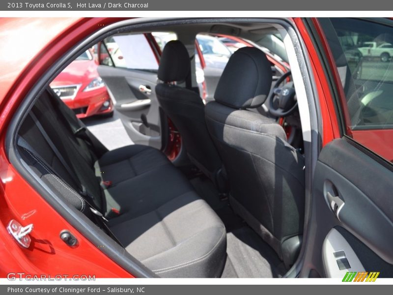 Hot Lava / Dark Charcoal 2013 Toyota Corolla S