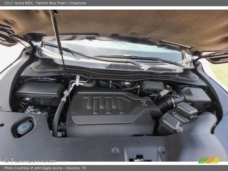 Fathom Blue Pearl / Graystone 2017 Acura MDX