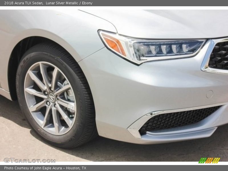 Lunar Silver Metallic / Ebony 2018 Acura TLX Sedan