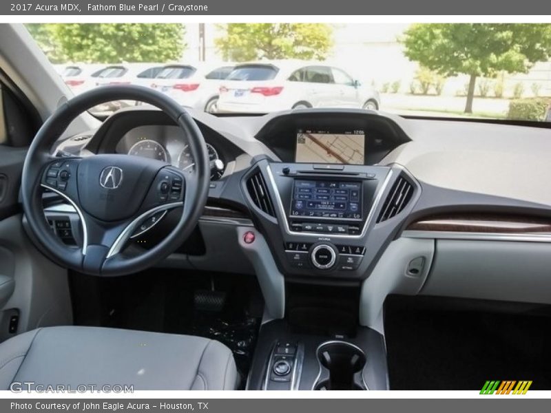 Fathom Blue Pearl / Graystone 2017 Acura MDX