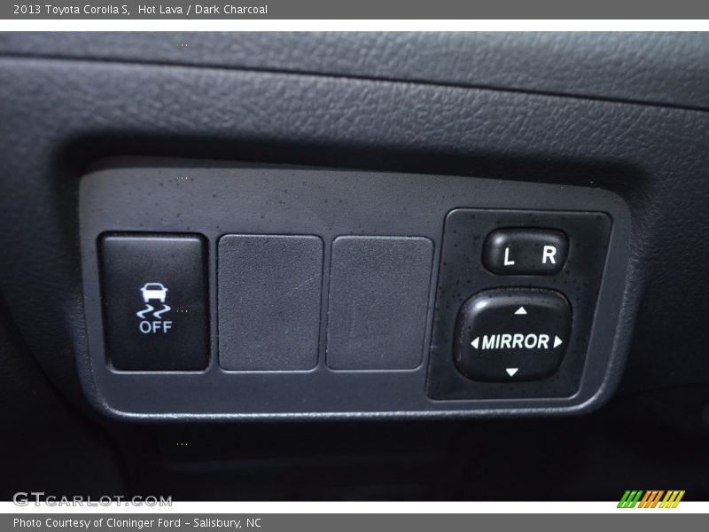 Hot Lava / Dark Charcoal 2013 Toyota Corolla S