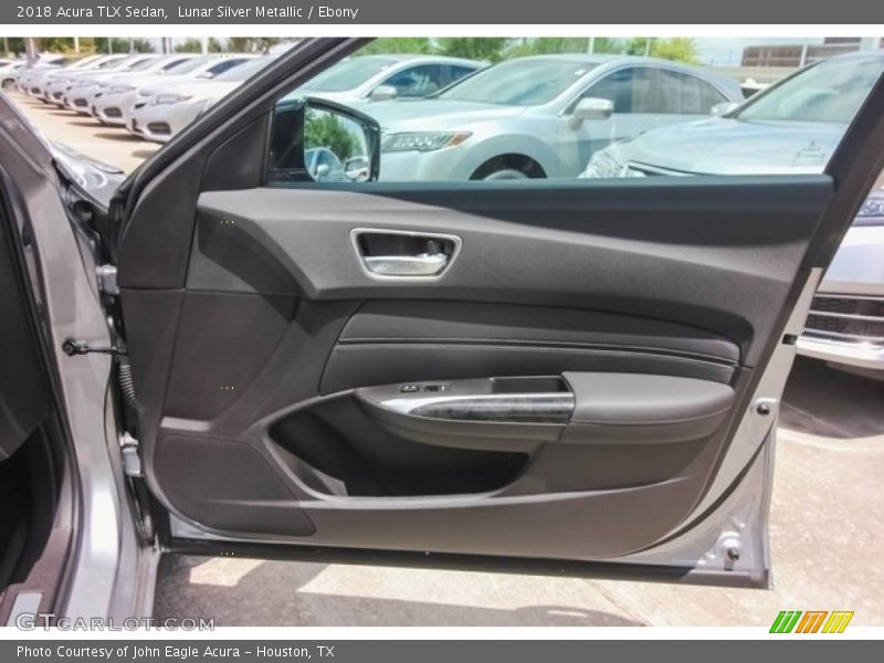 Lunar Silver Metallic / Ebony 2018 Acura TLX Sedan