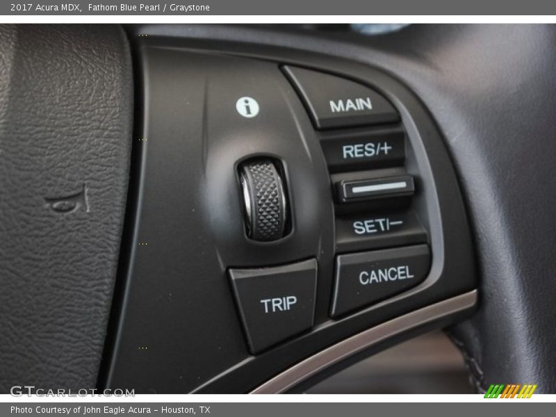 Fathom Blue Pearl / Graystone 2017 Acura MDX